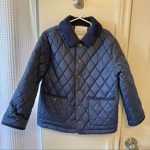 Janie and Jack Kids’ Quilted Barn Coat Size: 5-6